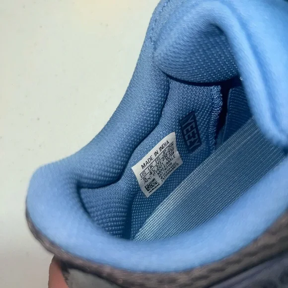 Yeezy Blue and Gray Sneakers